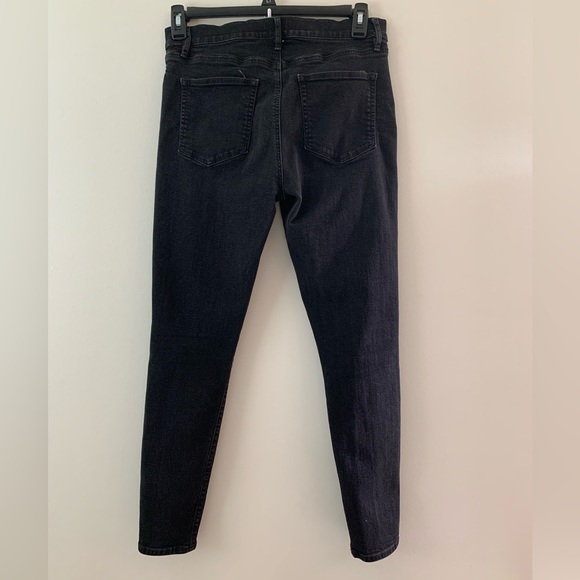 Ann Taylor Loft black skinny jeans size 31/12 - Picture 4 of 5